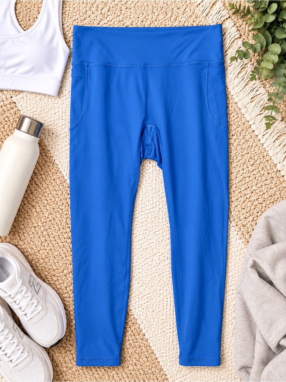 Old Navy Electric Blue High-Rise Active Leggings
